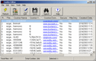Cookie Editor screenshot